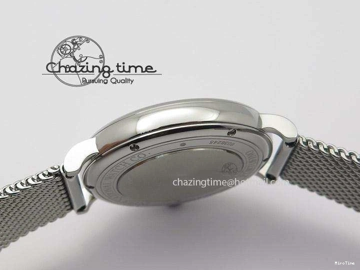 MIROTIME 0506 Portofino SCHAFFHAUSEN SS MKF 1:1 Best Edition Black Dial On Mesh Bracelet A Sporty 7342